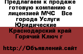 Предлагаем к продаже готовую компанию с лицензией МЧС - Все города Услуги » Юридические   . Краснодарский край,Горячий Ключ г.